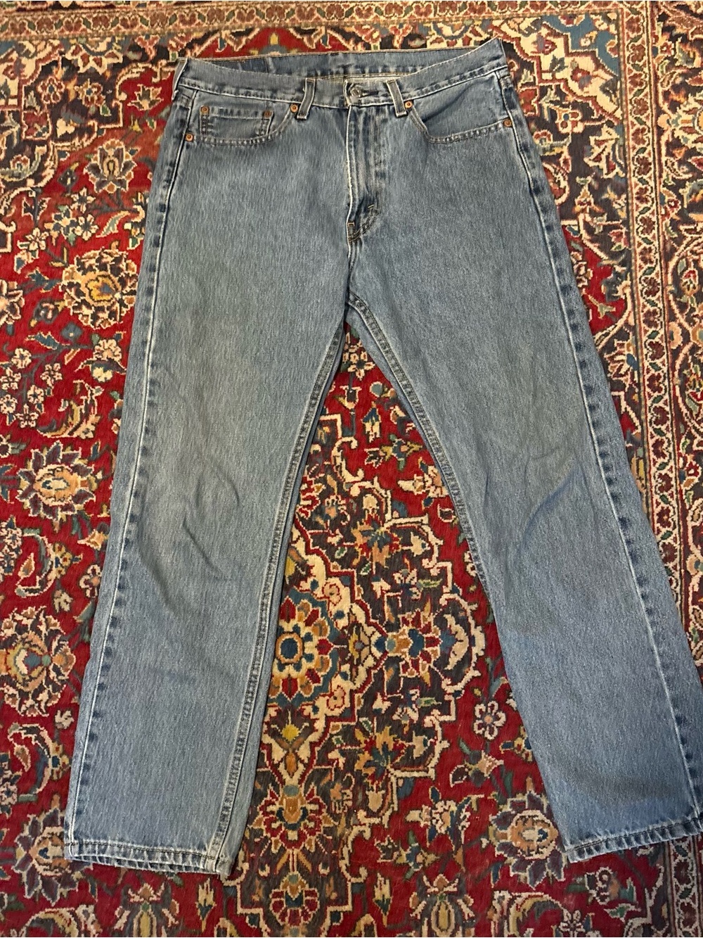 Levi's Medium Blue Straight-Leg Men's Jeans